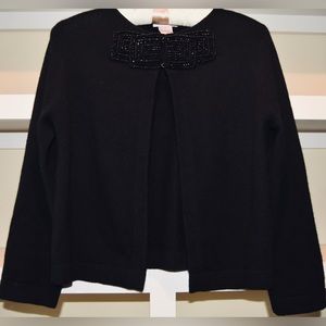 Pink Cashmere Cardigan - Black